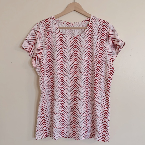 Preswick & Moore Pattern Short Sleeve Top - Picture 1 of 5